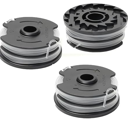 3 pezzi Bobina per decespugliatori e Linea compatibili con Parkside PRT 550 A1 tagliabordi, 8,2 m 0,2 cm di Ricambio per Bobina, Bobina sostituibile per PRT 550 A1/A3 PRTA 20-Li B2