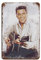 HGEIK Rocksänger Elvis Presley Poster (4) Blechschild, Vintage, Metall, Pub, Club, Café, Bar, Zuhause, Wandkunst, Dekoration, Poster, Retro, 20 x 30 cm