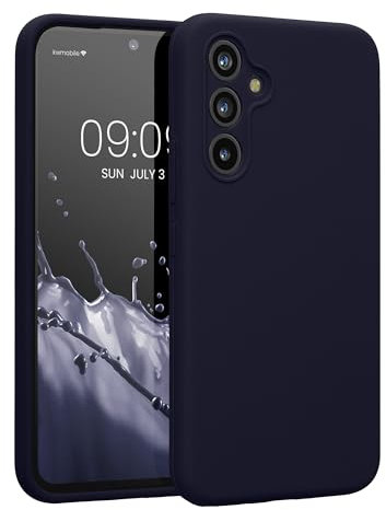 kwmobile Case Compatible with Samsung Galaxy A54 5G Case - Slim TPU Silicone Phone Cover - Soft Touch Finish - Deep Ocean