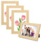 TOSAVGA 4 Pièces Cadre Photo, Cadre Photo 10x15cm, Petit Cadre Photo, Cadre Photo Bois, MDF Cadre Photo pour Chambre Salon, Bureau, Gallerie