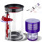 Accesorios de Contenedor Transparente Aspiradora para Dyson V10 SV12 SV13 SV27, con Filtro HEPA, Repuestos Recambios para Dyson -Accesorio y Repuesto Ideal