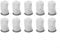 Lot de 10 sacs à poussière réutilisables pour aspirateur Henry Numatic Henry Quick Robot Aspirateur NQ100 Hen100