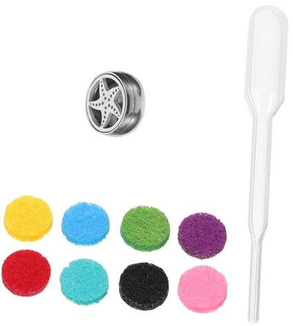 STOBOK Aromatherapie-clip Nacken Aromatherapie-schnalle Maskenversorgung Maskenzubehör Behälter Für Ätherische Öle Bekleidungsversorgung Kleidungszubehör Rostfreier Stahl