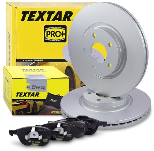 TEXTAR Bremsenset Vorderachse inkl. Bremsscheiben vorne Ø300mm belüftet und | Kompatibel mit: FORD C-MAX, C-MAX II, FOCUS C-MAX, FOCUS II, FOCUS II Cabriolet, FOCUS II Stufenheck, FOCUS II Turnier