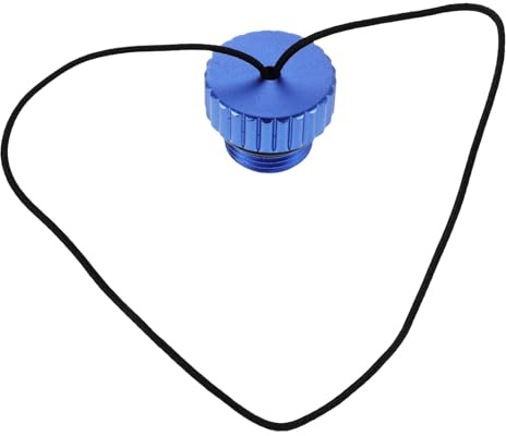 ULDIGI Bouchon Fileté de Bouteille de Plongée sous-Marine Bleu en Aluminium Aéronautique, Protection Complète et Multifonctionnelle pour Vanne d'air/gaz, pour Plongeurs en Aventures