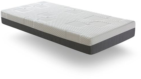 DORMISSIMO Matratze 140x200 Draco Latex Hohe 20 cm H2 Abdeckung aus Fasern, Kern mit Latex