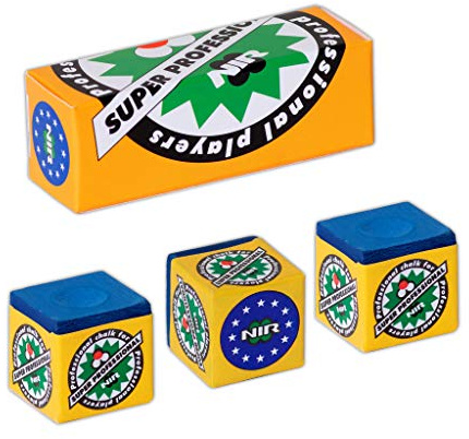 Longoni NIR Super Professional - Tizas de Billar (3 Unidades), Color Verde y Azul
