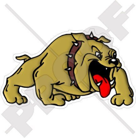 BULLDOG Britischer HUND 200mm Auto & Motorrad Aufkleber, Vinyl Sticker
