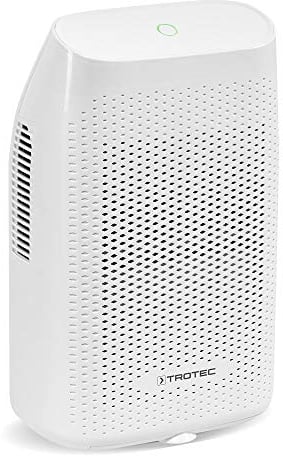 TROTEC Deshumidificador Peltier TTP 10 E, 750ml / Día, Compacto, Purificador de Aire, Habitaciones de 10m², Depósito 2L, Apagado autómatico, Indicador Luz LED, Silencioso