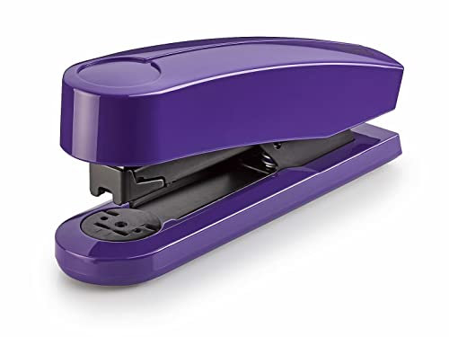 Novus B 4 Color ID Vollmetall Heftgerät (40 Blatt, mit glänzender Kunststoffummantelung, inkl. 200 Heftklammern) dreamy lilac