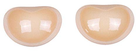 LondonExpress Adhesive Silicone Gel Bra Bikini Breast Enhancers Push Up Pads Chicken Fillets Inserts (Beige)