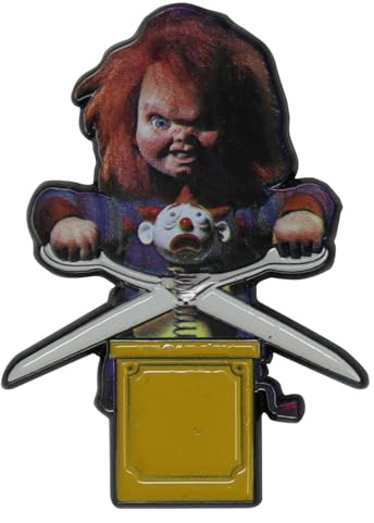 Chucky Limited Edition Collectible Pin Badge – Horror Movie Memorabilia – Official Licensed Child’s Play Enamel Lapel Pin – Gift for Horror Fans & Collectors