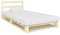 vidaXL Kiefernholz Massiv Palettenbett Palettenmöbel Massivholzbett Bett Holzbett Futonbett Bettgestell Bettrahmen Einzelbett 90x200cm