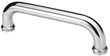 Shower Door Glass 7-9/32 Inch Pull Handle Hole Centres 22 mm Pipe Diameter