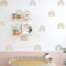 funlife 72PCS Boho Regenbogen Wandtattoo mit Blumen, selbstklebend Wandsticker Regenbogen Wandtattoo für Kinder, Mädchen, Kinderzimmer, Babyzimmer, wasserdicht Wandbild