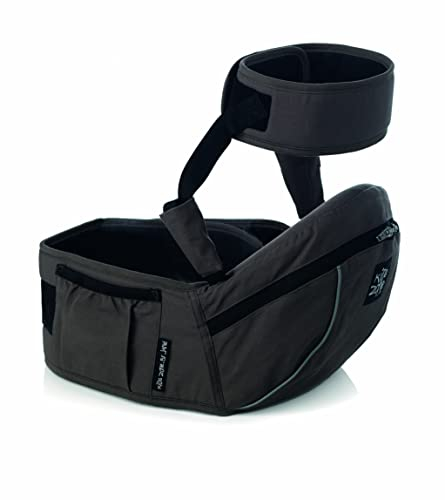 Jané Hip Seat Siège Porte-bébé, Ventral et Dorsal, Poches Porte-objets, Siège Rembourré et Respirant