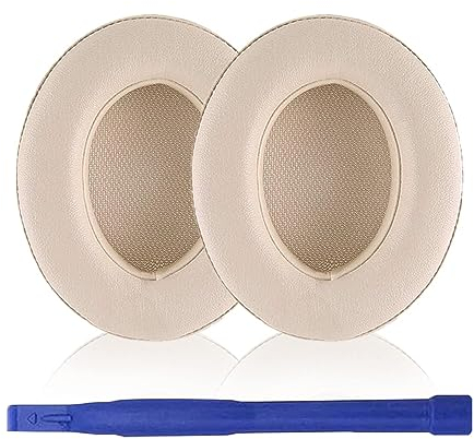 Aiivioll Replacement Ear Pads, Earpads Compatible with Beats Studio 2.0 & 3.0 Wired/Wireless B0500/B0501,Over-Ear Headphones, Soft Protein Leather, Isolating Memory Foam (Ceramic Pink)