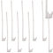 Holibanna 10 Stücke Auto Flagge Fenster Clip Fenster Flaggenhalter für Fahrzeuge Nation Flagge Unterstützung Halter ohne Flagge Sportveranstaltungen Paraden