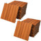 Casaria 22x Baldosas de Madera de Acacia 30x30cm 2m² Certificado FSC® Losetas Jardín Terraza Balcón