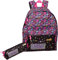 Julian Ross Zaino Scuola Bambina con Astuccio coordinato – Design Shine con Stelle – 41x31x18 cm – Con tasca frontale e spallacci imbottiti – Perfetto per Elementari e Tempo libero
