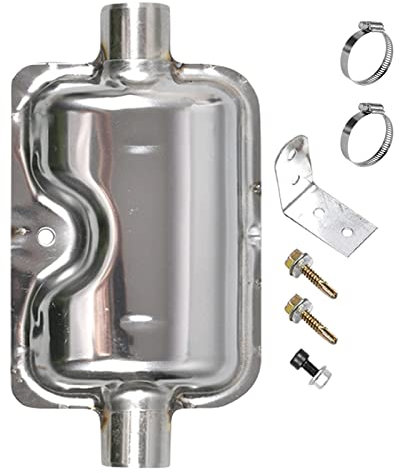 Silencieux d'échappement de voiture en acier inoxydable pour chauffage diesel, chauffage au diesel (24 mm)