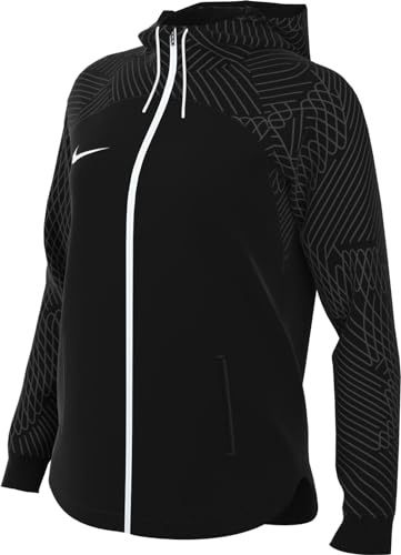 NIKE DR2573-010 W NK DF STRK23 HD TRK JKT K Jacket Women's BLACK/BLACK/ANTHRACITE/WHITE Size S
