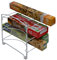 Amtido Kitchen Cupboard Wrap Storage Organiser - Holder for Cling Film - Food Wrap - White
