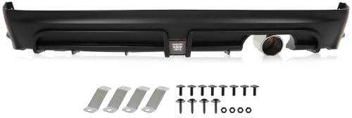 GRAND ORANGE Rear Bumper Spoiler & LED 3RD Brake Light & Muffler Tip