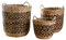AUBRY GASPARD Cache-Pots en Jacinthe (Lot de 3)