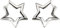 fdsmall Stern Ohrringe zierlich Minimalist Silber Tiny Star Stud Ohrringe Hypoallergene Zirkonia Nette Hoop Ohrringe Stud Ohrringe Schmuck Geschenke für Mädchen und Frauen (Silver)