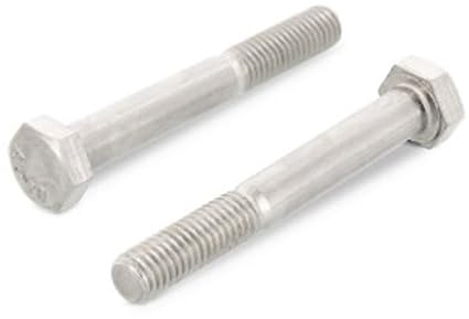 Sechskantschrauben M10X120 4 Stück Edelstahl A2 / V2A rostfrei Sechskantschrauben mit Schaft DIN 931 / ISO 4014, Maschinenschraube