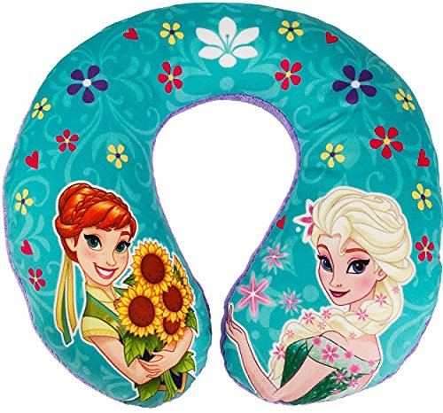 alles-meine.de GmbH Nackenrolle - die Eiskönigin - Frozen - Nackenhörnchen - Kinder Baby Mädchen - Kissen für Auto - Kindersitz - Nacken Nackenkissen - völlig unverfroren Pri..