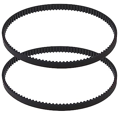 SG Store 2PCS Rubber Drive Belt Compatible with Makita 9910 9911 Sander Replacement Closed Loop Belt 6mm Width 300mm Circumference 3mm Tooth Pitch Black 300-3M-6