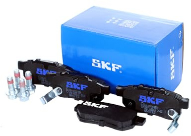 SKF Scheibenbremse Bremsbelag VKBP 90381 A - 4er Set - Position Hinterachse Höhe 77 mm Länge 134 mm Breite 83 mm Dicke 12,8 mm - OE Qualität