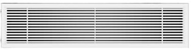 Air Vent Grille Cover ABS Plastic Steel Ventilation Grille Central Air Conditioning Outlet Ventilation Shutters Heating Hood Return Air Outlet Ventilation Grille Grilles (Size : 104 * 34CM) ( Size : 3