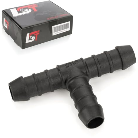 LST PA-Schlauch Kraftstoffleitung T-Stück Kupplung Benzin ölbeständig PA6 10 mm