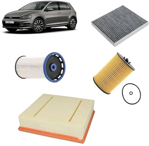 Kit tagliando 4 filtri per Volkswagen Golf 7 VII 1.6 TDI