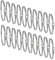 Lot de 20 colliers de serrage réglables en acier galvanisé de 15,2 cm avec engrenage à vis sans fin – Fixation large diamètre pour conduit flexible