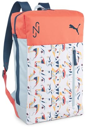 PUMA Erwachsene x NEYMAR JR Rucksack OneSizeWhite Hot Heat Sun Stream Black Orange