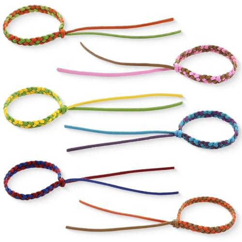 PNPGDYK Mosquito Repellent Bracelet, 6 Pack Insect Repellent Bracelet | Insect Repellent Mosquito Bands | Non-Toxic Woven Deet-Free Mosquito Repellent Bracelet Travel Essentials for Kids & Adults