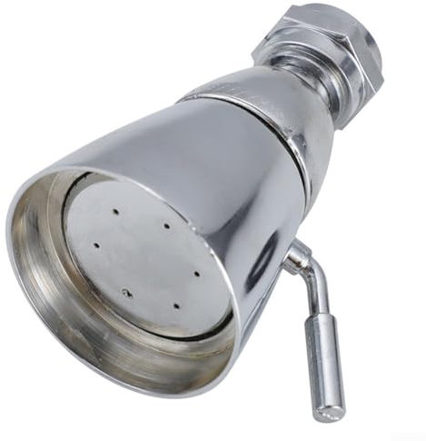 Soffione doccia regolabile ad alto flusso d'acqua, soffione doccia per esterni, struttura in rame, resistente alla ruggine, ideale per uso esterno (rame)