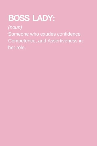 Boss lady notebook