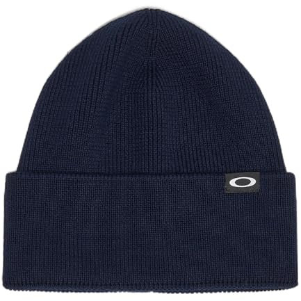 Oakley Herren Cuffed Ellipse Recycled Beanie-Mütze, Team Marineblau, Einheitsgröße