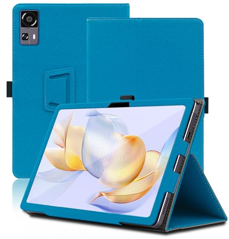 Case for Acer Gadget E10 ETPad 10.95 inch, Acer Gadget E10 ETPad Tablet Case, Folding Stand Protective Cover with Pencil Holder and Wrist Strap, Full Protection. (Light Blue)