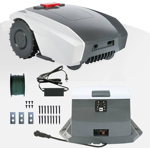 Tondeuse à gazon télécommandée, robot de tonte automatique, robot d'entretien de pelouse, robot tondeuse à gazon, évitement automatique des obstacles à faible bruit