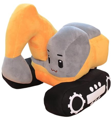 Bagger-Plüschtier, Bagger-Spielzeug, weiche Plüschtiere, Cartoon-gefüllte Kissen, 25,4 cm (10 Zoll), Plüschtier für und Mädchen