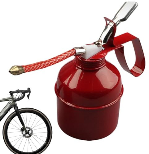 Canette de pulvérisation de voiture | Avec un tuyau flexible, la bouteille d'huile de lubrification du tuyau | Bouteille de pulvérisation d'huile de camion en métal pour voiture, maison