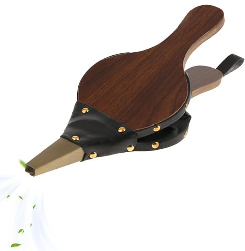 Soufflet Pour Brasero | Soufflet En Bois Pour Intérieur Pour Braser,Souffleur Pour Avec Sangle Suspendue, En Métal, Excellent Outil Pour Cheminée, Brasero, Poêle à Bois, Barbecue, Cam