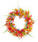 Ghirlanda per porta, 40 cm, con fiori di campo, per tutto l'anno, per decorazione da parete, per porta di casa, ghirlanda colorata primaverile estiva, per porte, per giardino, matrimonio, festa