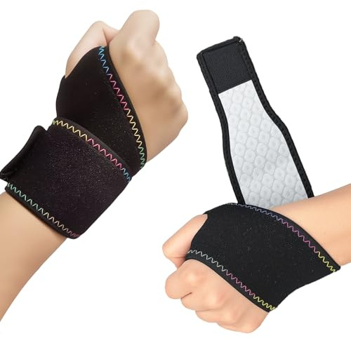GYHWOFUL Handgelenkstütze 2er Set – Verstellbare Handgelenkbandage für Sport & Alltag, Atmungsaktive Wrist Wraps für Damen & Herren, Handgelenkschoner & Karpaltunnel Bandage, Links & Rechts